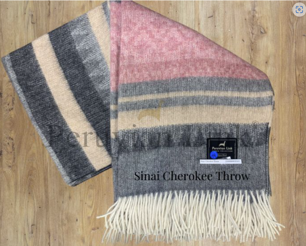 Cherokee Alpaca & Wool Throw Cherokee Alpaca & Wool Throw